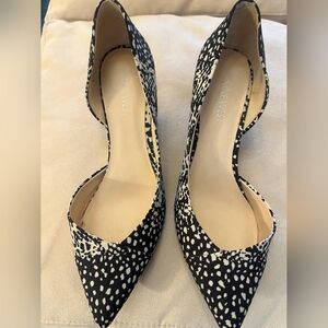 Nine West D'Orsay Black and White Women's Pumps